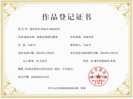 銷售業績增長模型